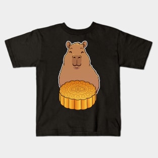 Capybara Mooncake delicacy Kids T-Shirt